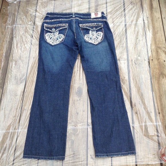 EUC Studded & Stitched Laguna Beach Jean Co Jeans - Picture 2 of 8